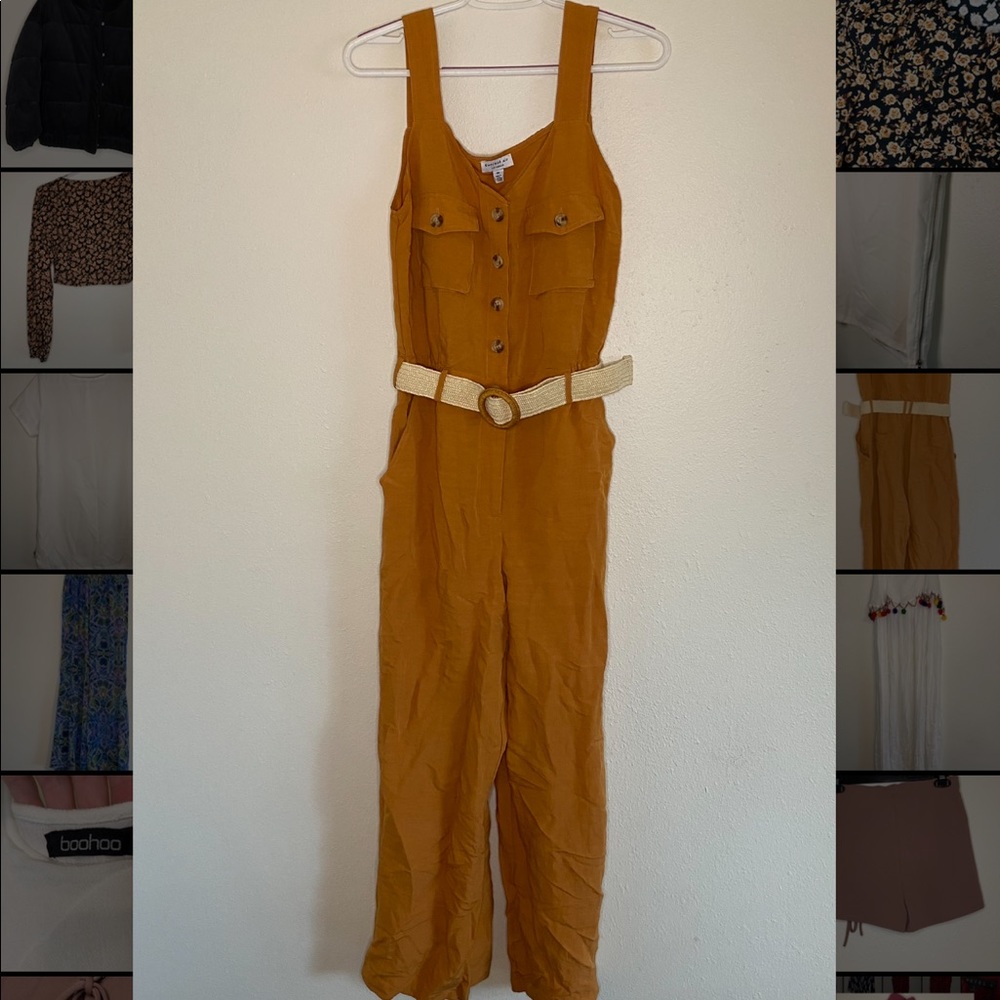 Current Air Orange Jumpsuit